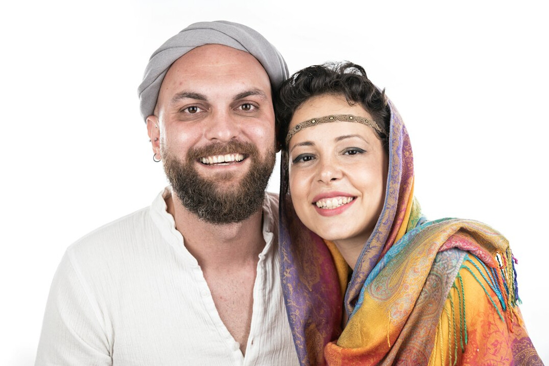 diverse people smiling together