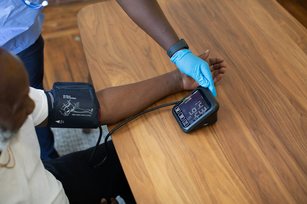 young woman at medical checkup