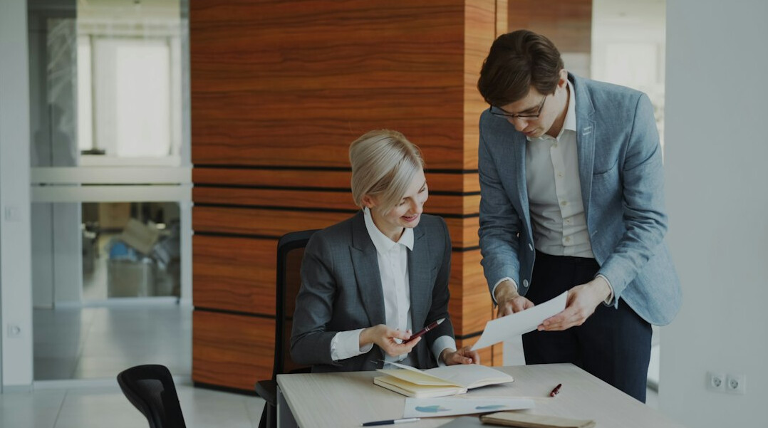 businessman in office meeting